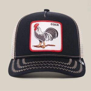 Goorin bros. Signature style. THE ROOSTER trucker hat. NWT